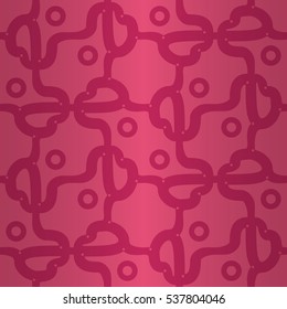 Soft pink geometrical seamless pattern in tissue style. Actual design. Shining, graphic design for wallpaper, surface, web or other purpose.