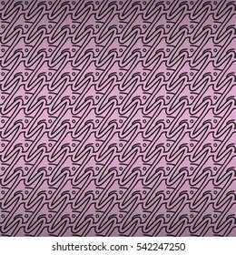 Soft pink geometrical seamless pattern in tribal style. Modern decor.