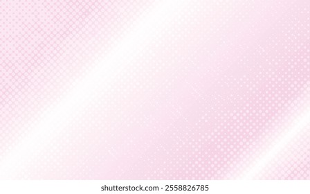 Soft pink gradient background with halftone dots, creating a gentle, modern design perfect for banners, presentations, and feminine-themed visuals