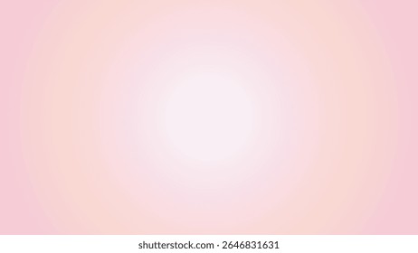 Soft pink gradient background with light glow in the center vector illustration