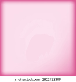 Soft pink gradient background with vibrant magenta vignette border