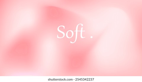 Soft pink gradient , smooth color design . Vector