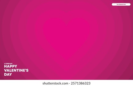 Soft pink gradient Valentine's Day background, perfect for romantic designs, celebrations, and creative projects