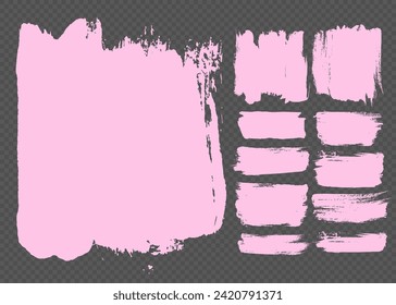 soft pink ink paint brush stroke 2