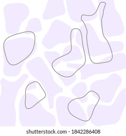 weiche rosa, einzelne Nude-Vektorpunkte auf weißem Hintergrund. Abstraktion. Textur