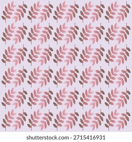 Soft pink leaf abstract seamless pattern background for textiles, wallpapers, and home decor