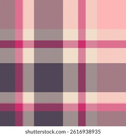 Soft pink and mauve plaid pattern.  Perfect for textile design, fashion, scrapbooking, or website backgrounds.  Elegant and subtle, this seamless texture evokes feelings of warmth and comfort.
