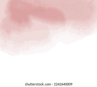 Soft Pink mixed watercolor background  
