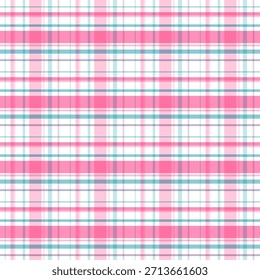 Weich rosa Pastell Plaid Muster