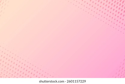 Soft pink and peach gradient background with abstract dotted pattern. Ideal for feminine designs, beauty, fashion, invitations, social media, and branding