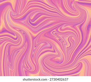 Soft pink peach liquid marble abstract background with smooth flowing lines, elegant texture for beauty design, fashion, wallpaper, and branding.