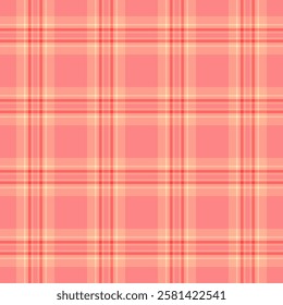 Soft pink and peach plaid pattern.  Perfect for textiles, packaging, or web design.  Subtle and stylish, this seamless texture offers a versatile, feminine aesthetic.