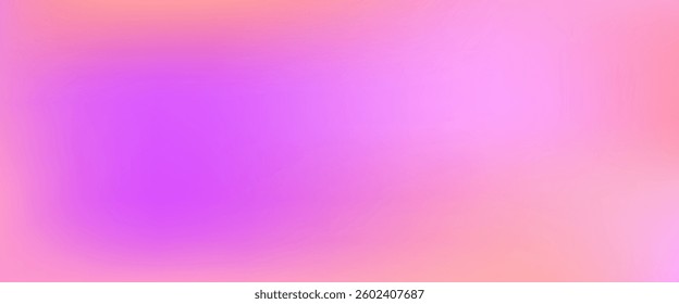 Soft pink and purple gradient colour minimal blurry design background vector illustration.