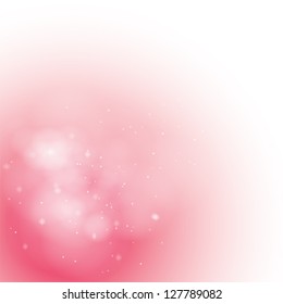 Soft Pink romantic misty mist cloudy cold fog background texture pattern, create by vector