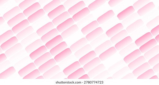 Soft pink rounded tile mosaic with subtle gradients creating a calming, modern abstract background. Ideal for web, packaging, stationery, presentations, and feminine or minimalist design projects requiring gentle texture.