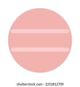 Soft pink simple medical vector icon