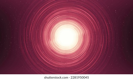 Soft Pink Spiral Black hole on Galaxy background with Milky Way spiral,Universe and starry concept design,vector