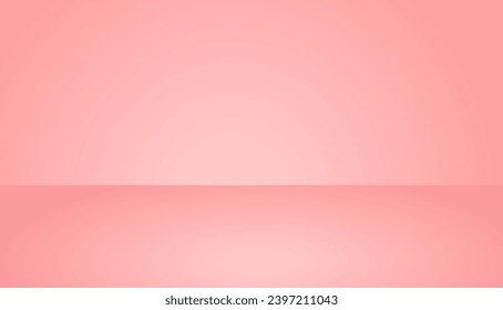 Soft pink studio room background