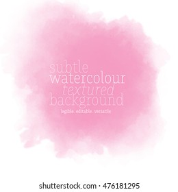 Soft Pink Watercolor Background