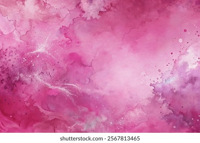 Soft pink watercolor background, abstract design, artistic texture, vibrant hues, creative backdrop, dreamy atmosphere.