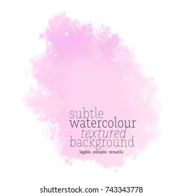 soft pink watercolor splatters