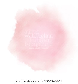 soft pink watercolor stain
