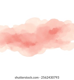 Soft pink watercolor wash in horizontal format with gentle gradient effects, featuring delicate blending from light blush to deeper rose tones on white background.