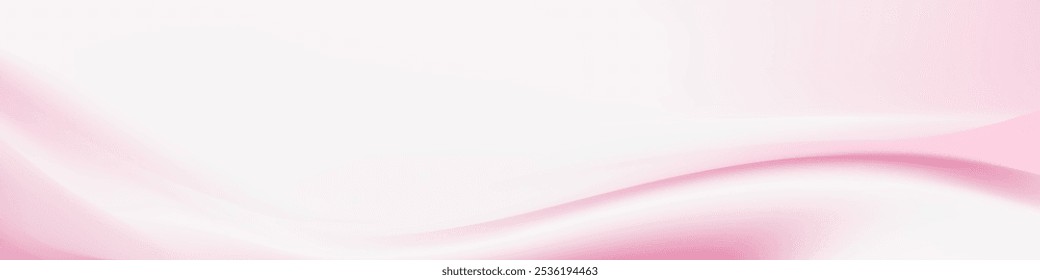 A soft, pink and white gradient background with smooth curves. The curves are subtle and create a sense of movement and fluidity. 