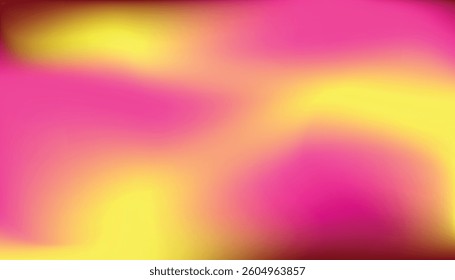 Soft Pink and Yellow Gradient Abstract Background with Blur Effect