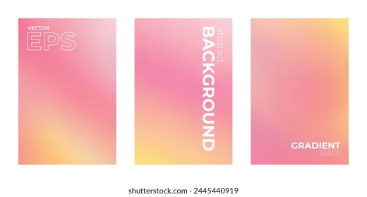 Soft Pink and Yellow Gradient Background for Design Projects