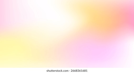 Soft pink and yellow gradient background with elegant smooth transition, ideal for branding and design.