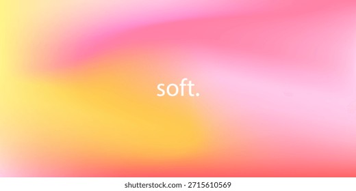 Soft pink and yellow gradient with a gentle and seamless transition, creating a warm and elegant background. Perfect for branding, web design, and artistic compositions.