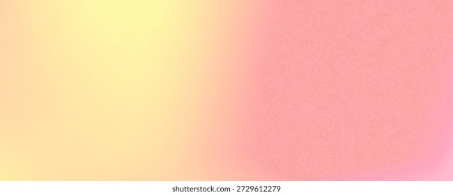 Suave degradado rosa y amarillo con una transición suave y sin fisuras, creando un fondo cálido y elegante. Perfecto para la marca, el Diseño web y las composiciones artísticas. 