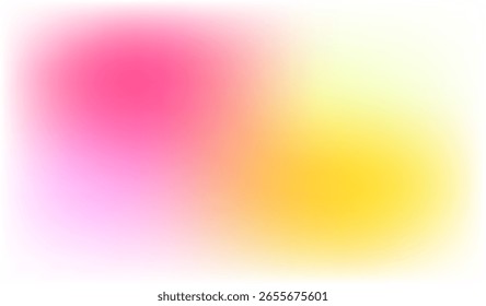Soft pink and yellow gradient spot on white background with a smooth, pastel blend—perfect for minimal, modern, and abstract vector designs.