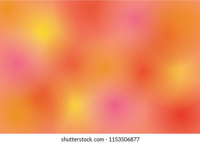 Soft pink and yellow light bokeh background, vector.