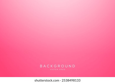 Soft plain pink color gradient background, vector illustration   