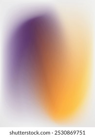 Weiche Pflaume violett und orange Farbverlauf Hintergrundtextur. Modernes dynamisches Farbdesign für Poster, Banner, Broschüre, Branding, Werbung, Oberfläche, Kulisse, dekorativ, Abdeckung, Gruß, Broschüre