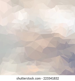 Soft polygonal triangular abstract background