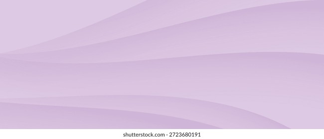 Fondo abstracto púrpura suave con líneas curvas suaves y arcos transparentes superpuestos, creando un diseño tranquilo y moderno.