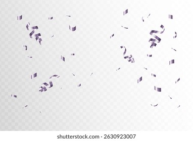 fundo de confete roxo suave, design simples, ilustração vetorial.