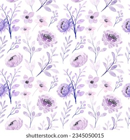 Color suave de color morado floral sin fisuras para fondo, tela, textil, moda, papel pintado, boda, banner, pegatina, decoración, etc.