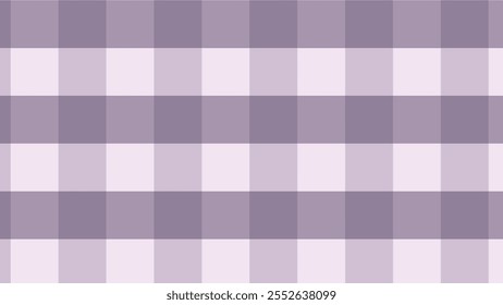 Soft Purple Gingham Checkered Pattern, Perfect for Fabric Design, Tablecloths, Wrapping Paper, Textiles, Wallpaper, Backgrounds, Home Decor, Fashion Prints, and Vintage Style Craft Projects