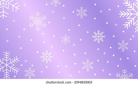 Diseño de fondo de copo de nieve de nieves de nivelación suave Vector Premium