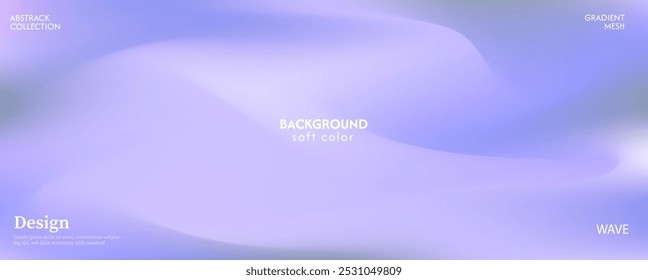 Fundo de gradiente roxo suave, mistura de cores pastel de luxo, anúncio do produto, cartão, cartaz e modelo do site