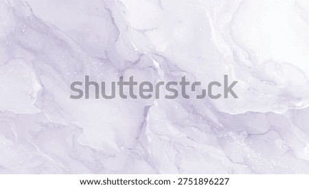 Soft purple marble texture background with white abstract design element