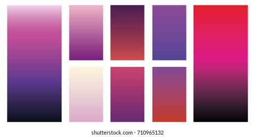 Soft purple pink brown color gradients. Modern screen vector design for mobile app