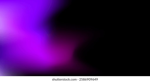 Soft purple and pink gradient on a black background, creating a smooth and elegant abstract design.