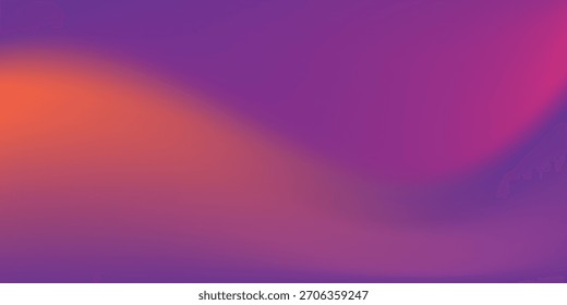 El suave púrpura, rosa y naranja crean una tendencia de fondo degradado dinámica y texturizada.