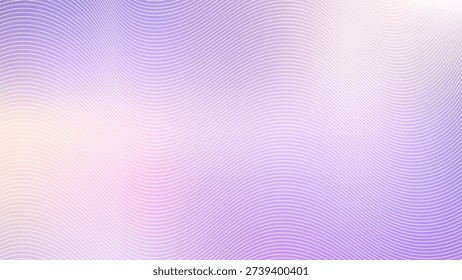 Soft purple pink pastel gradient background featuring elegant flowing wavy line pattern and subtle layered texture. Perfect for branding, presentation, website headers, and refined creative layouts.