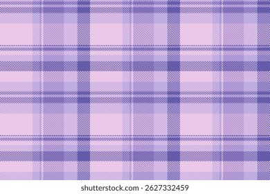 Patrón de cuadros púrpura suave, textura pixelada. Un diseño relajante y suave que evoca el encanto vintage. Ideal para fondos, textiles o proyectos de arte digital. Estética versátil.